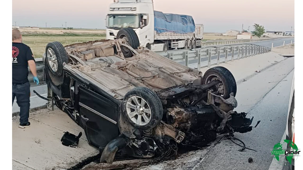Konya Karapınar Trafik Kazası 1 Ölü Gülizar Keçel Uğur Keçel